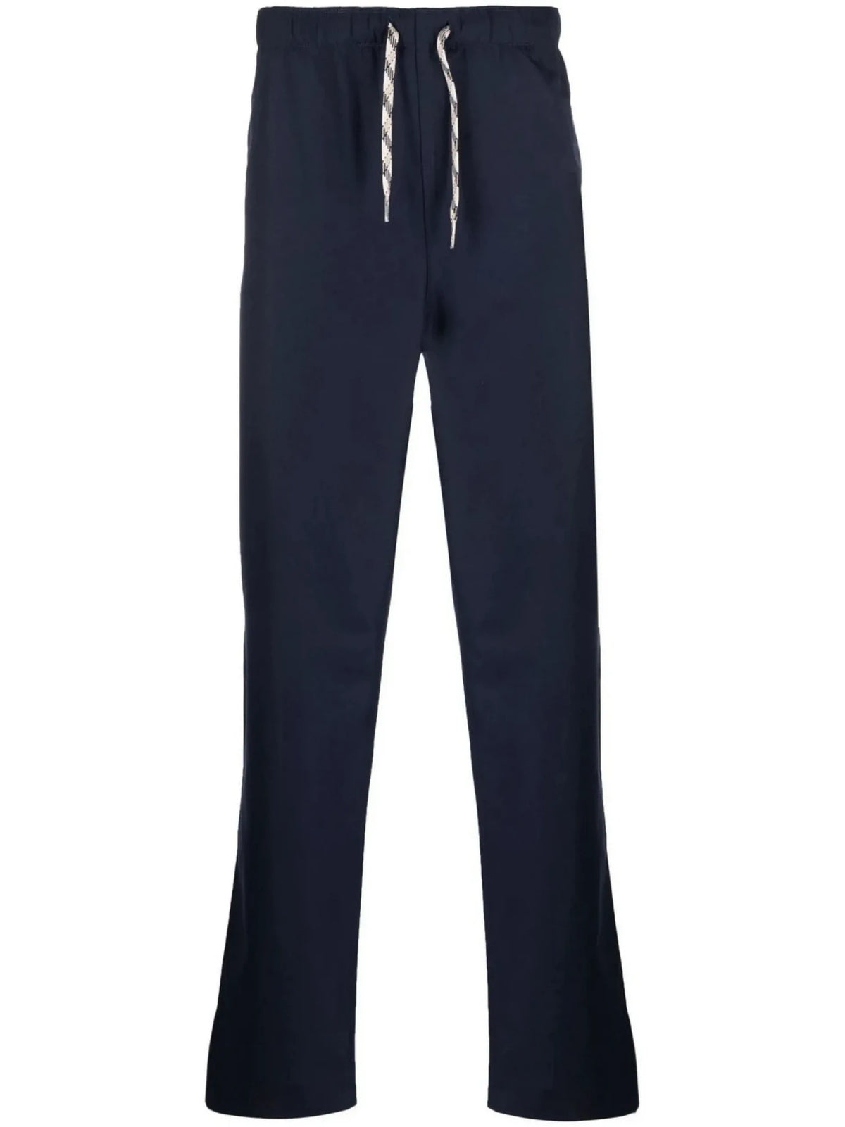 Straight-Leg Navy Trousers