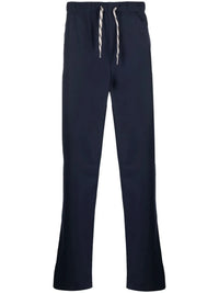 Straight-Leg Navy Trousers
