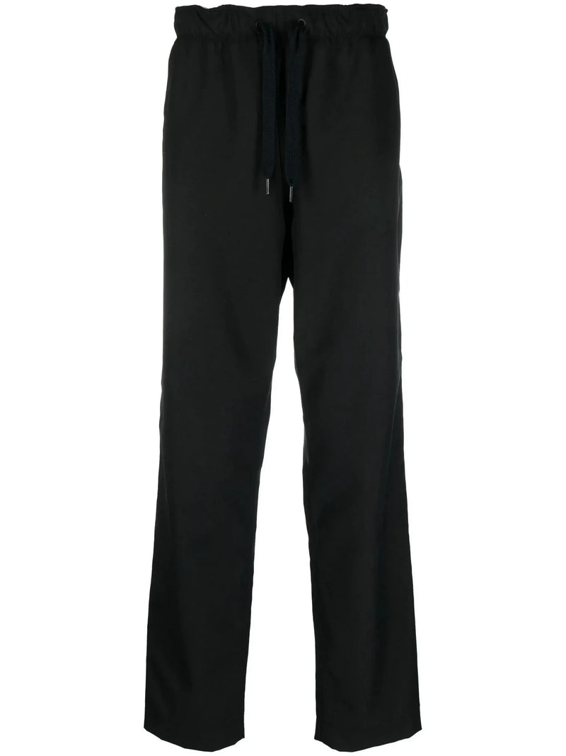 Straight-Leg Navy Trousers