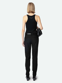 Strass Star Black Trousers