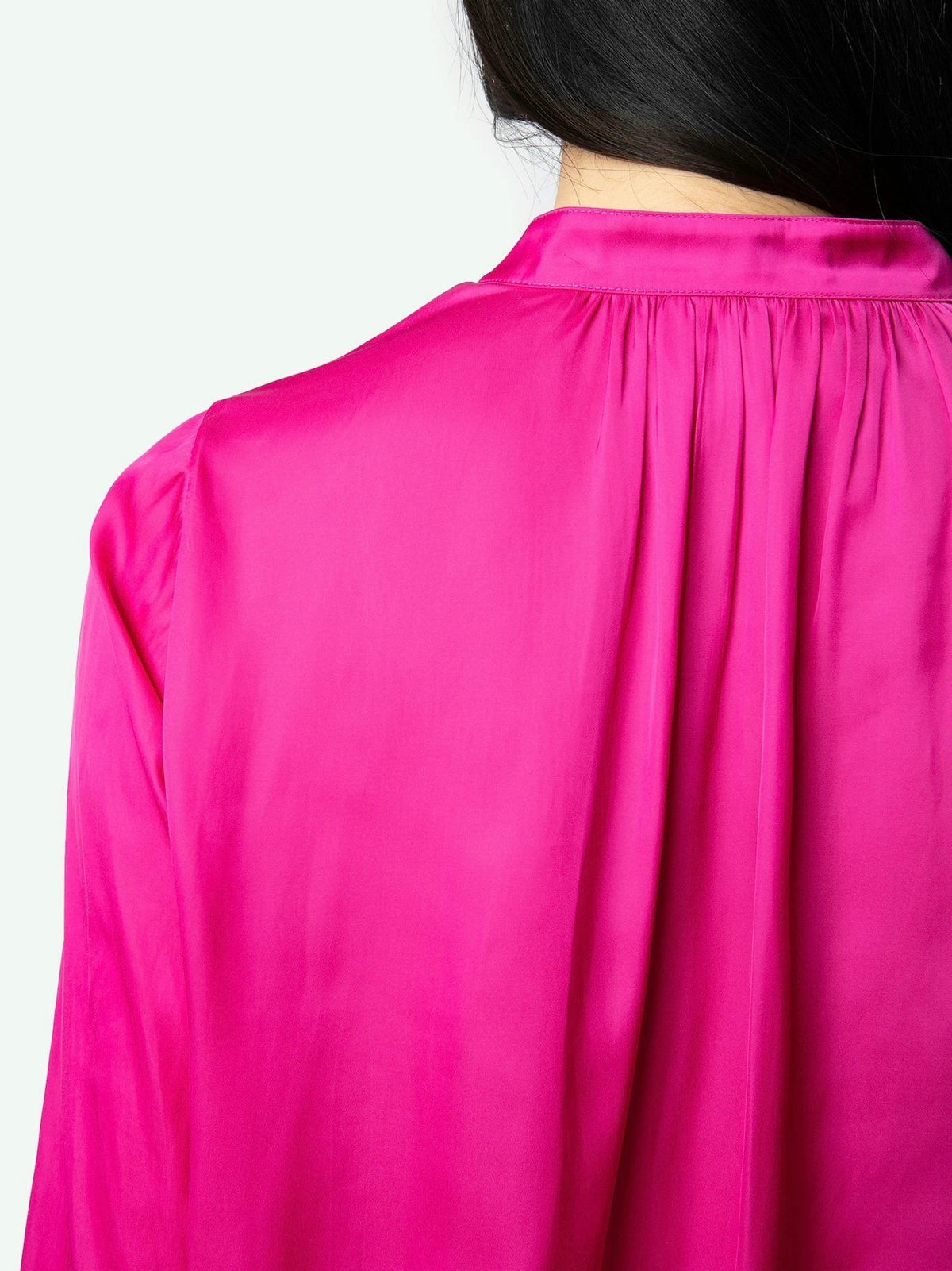 Tink Satin Red Blouse