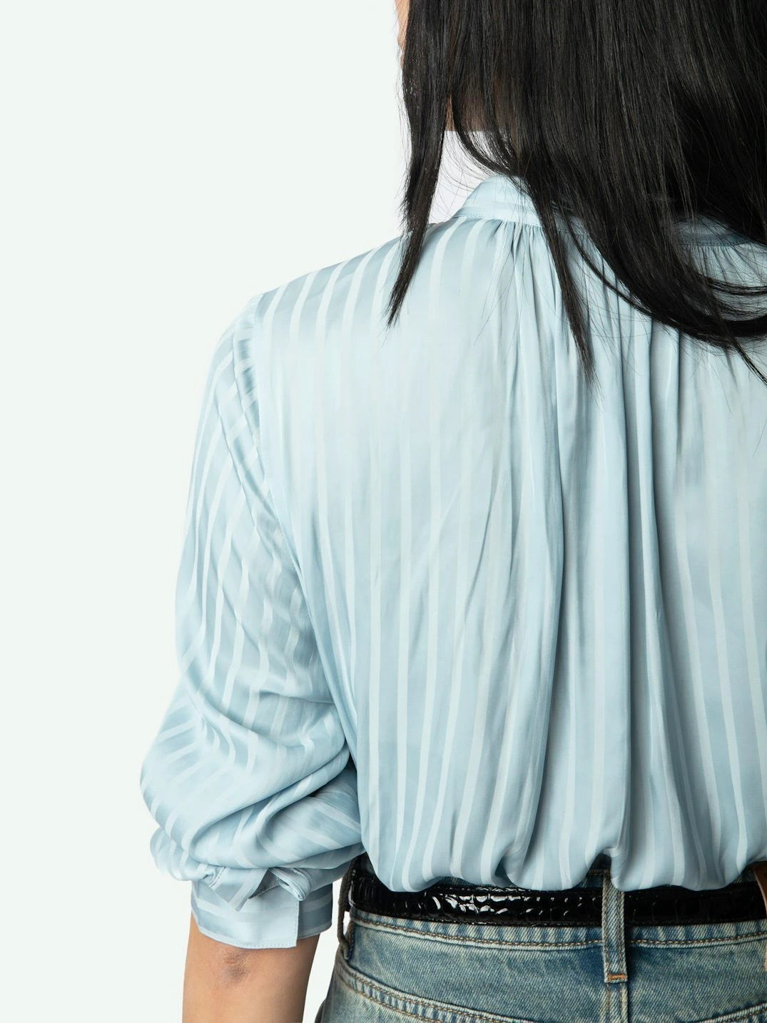 Tink Satin Red Blouse