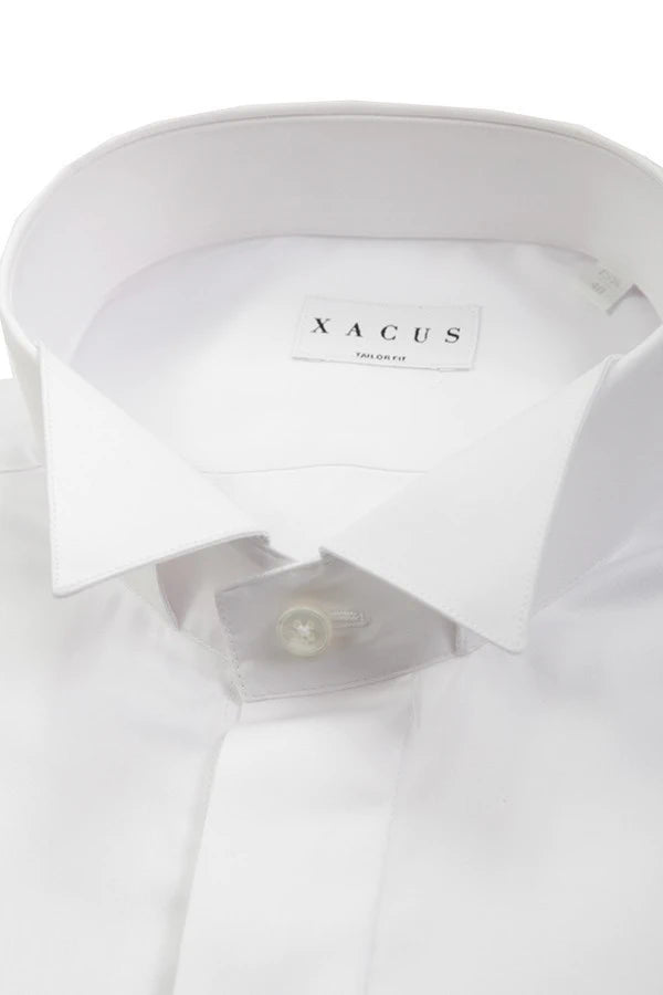Xacus White Tuxedo Shirt
