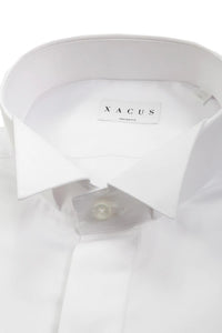 Xacus White Tuxedo Shirt