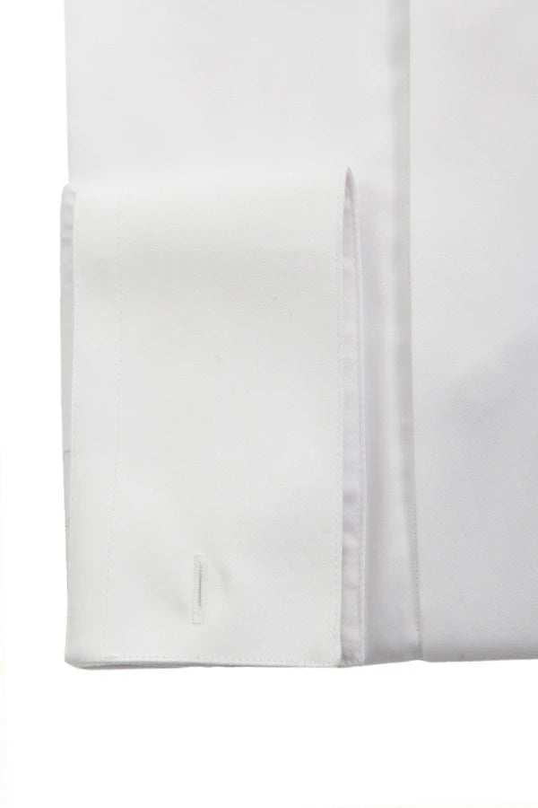 Xacus White Tuxedo Shirt