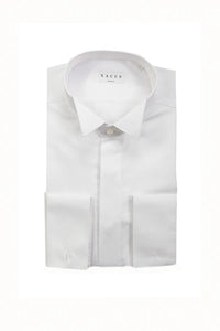 Xacus White Tuxedo Shirt