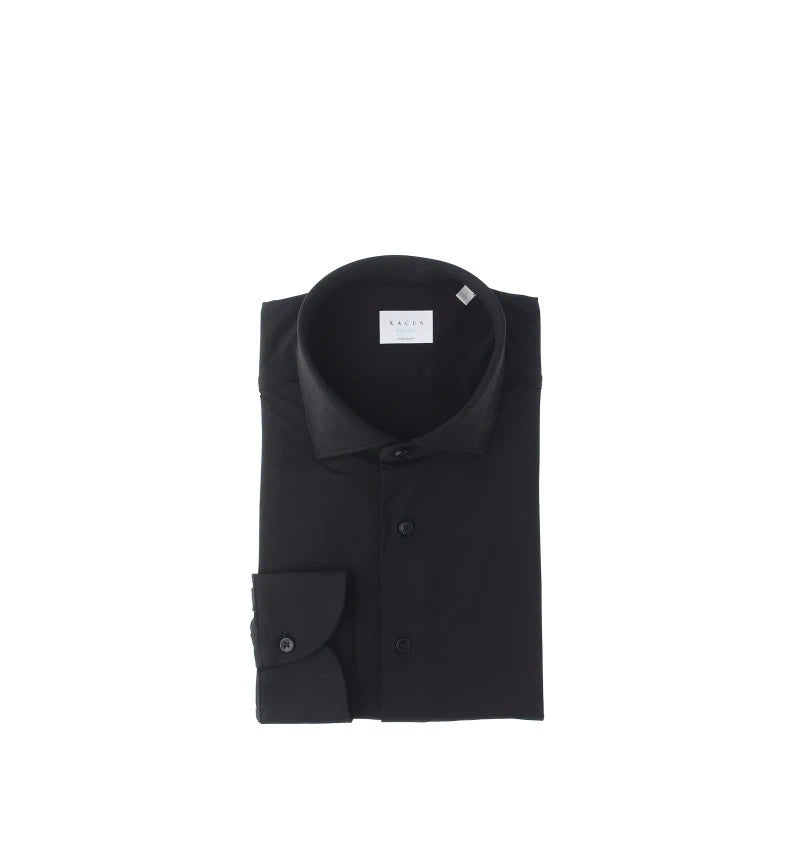Active Stretch Black Knited Shirt
