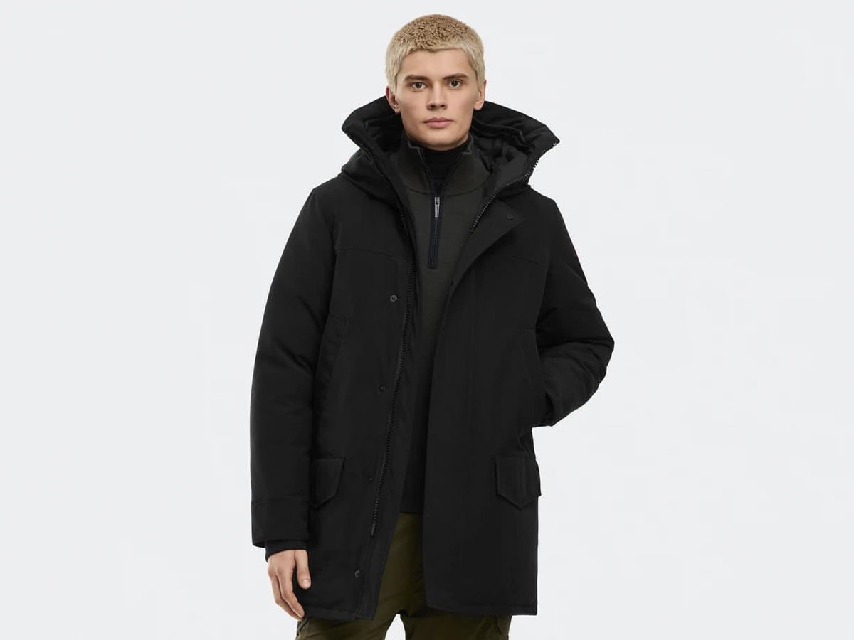 Langford Black Parka