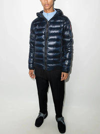 Crofton Navy Blue Hoody Jacket