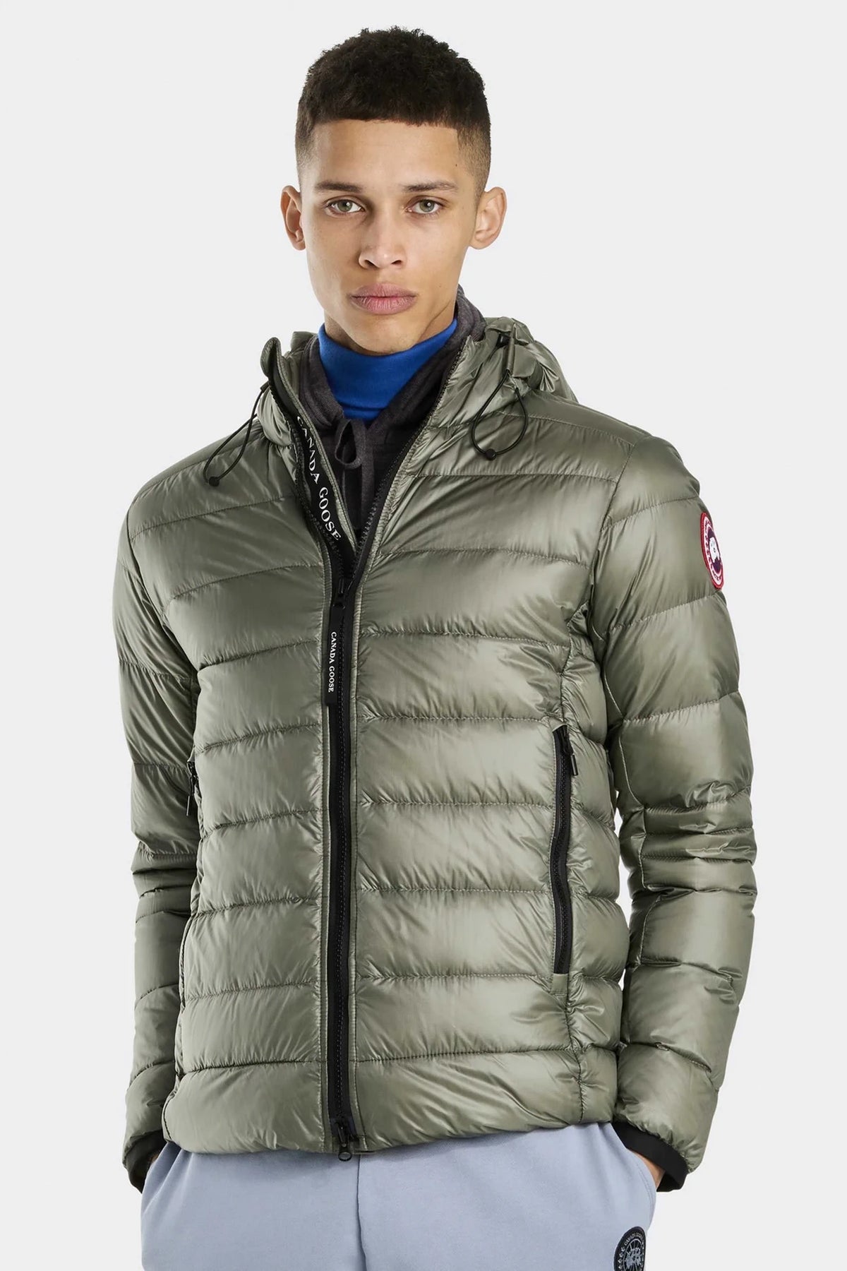 Crofton Navy Blue Hoody Jacket