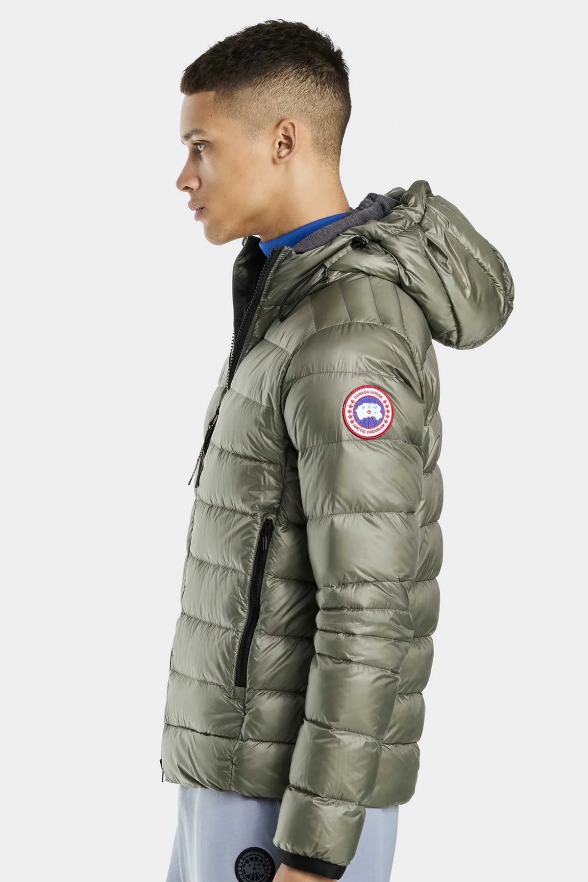 Crofton Navy Blue Hoody Jacket