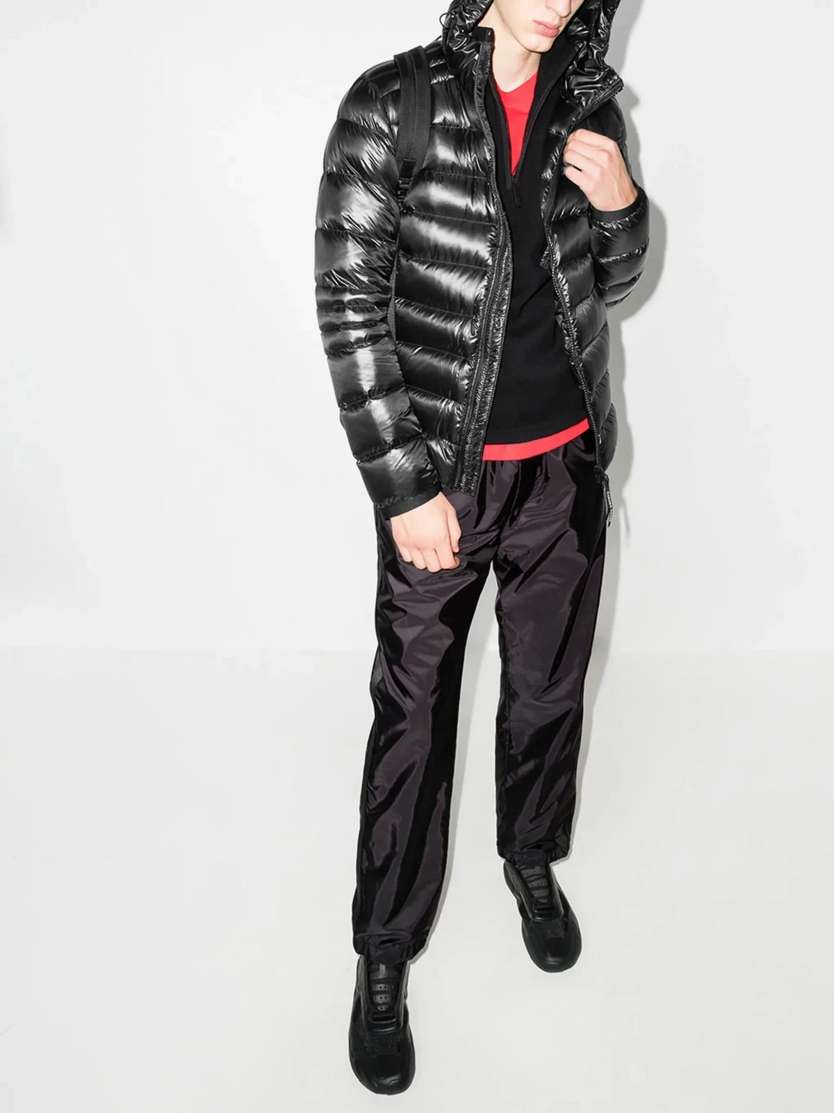 Crofton Navy Blue Hoody Jacket