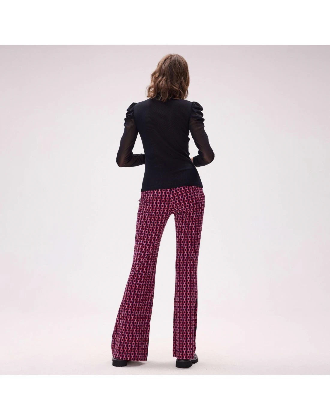 High-Waisted Brooklyn Multicolour Pants