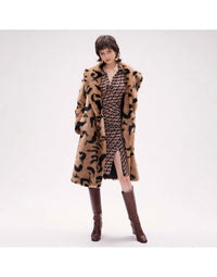 Merida Tiger Print Brown Coat
