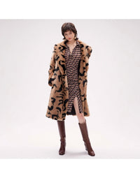 Merida Tiger Print Brown Coat