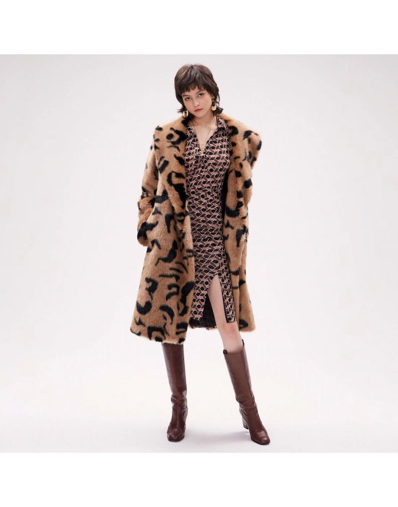 Merida Tiger Print Brown Coat