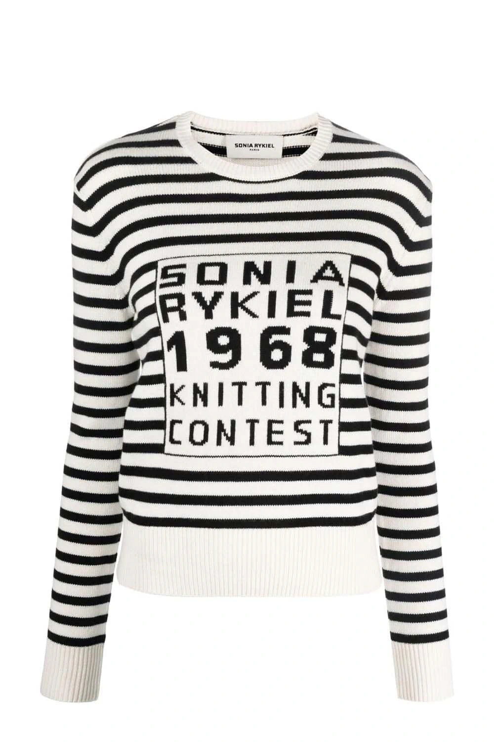 Striped Black/Ecru Sweater