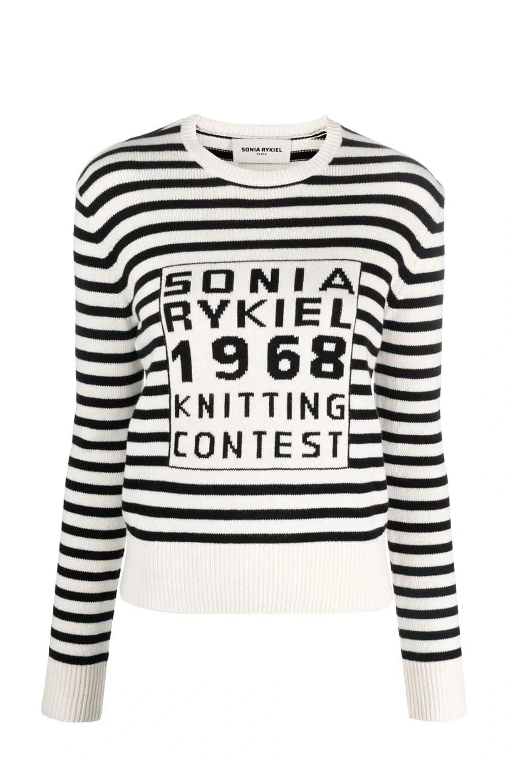 Striped Black/Ecru Sweater