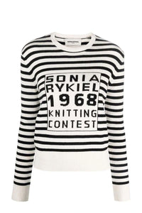 Striped Black/Ecru Sweater