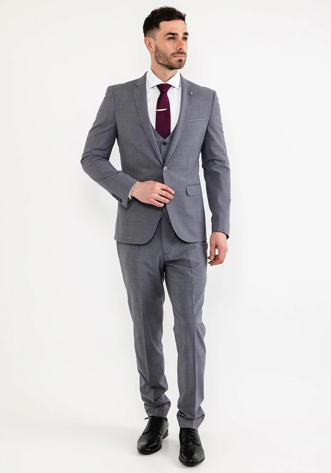 Slim Fit Grey Suit