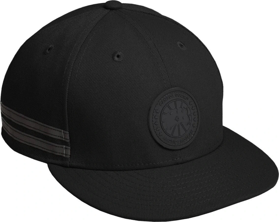 Arctic Disc Black Snapback Hat