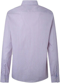 Two Colour Poplin Blue Shirt