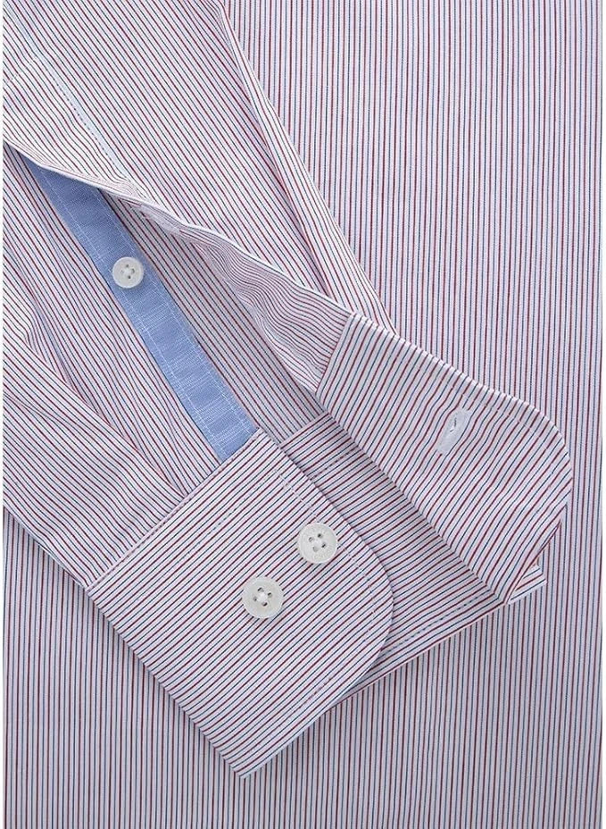 Two Colour Poplin Blue Shirt