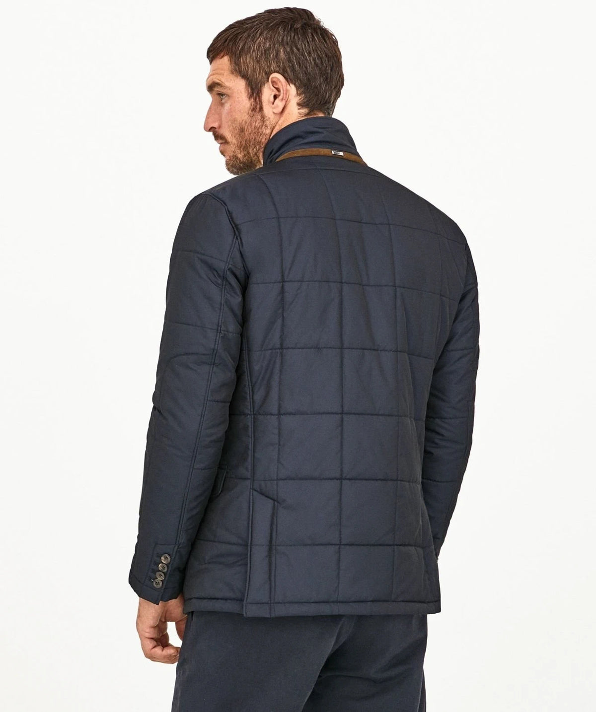 Quilted Brown Blazer