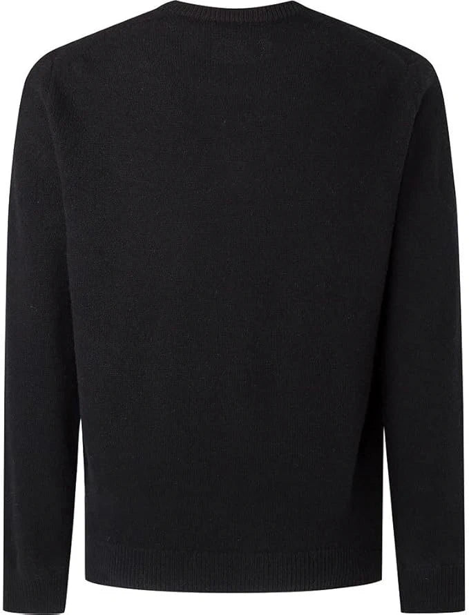 Lambswool Crew Navy Knitwear