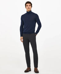 Merino Silk Navy Sweater