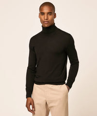 Merino Silk Navy Sweater