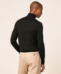 Merino Silk Navy Sweater