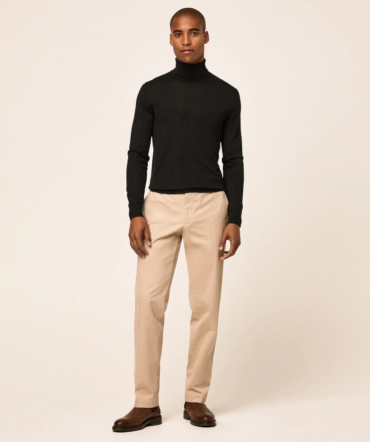 Merino Silk Navy Sweater