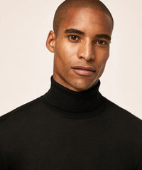 Merino Silk Navy Sweater