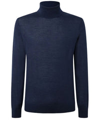 Merino Silk Navy Sweater