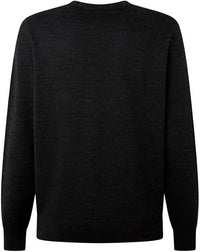 Herringbone Jacquard Black Sweater