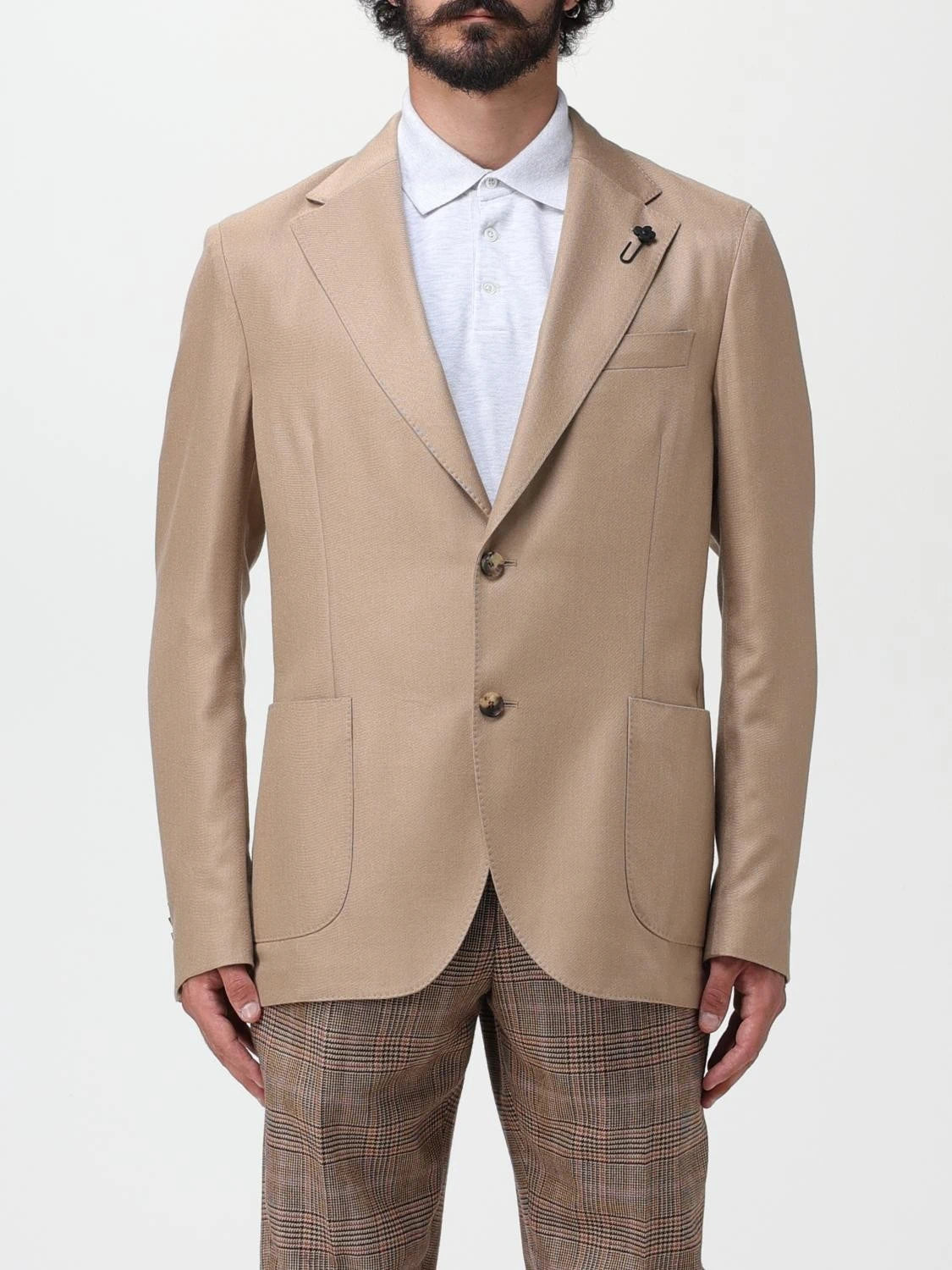 Lardini Brown Blazer Jacket