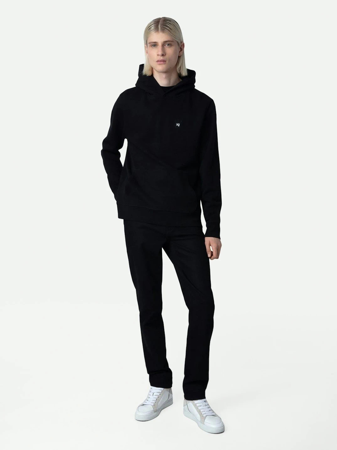 Sanchi Skull Black Hoodie