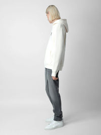 Sanchi Skull White Hoodie