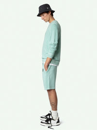 Stony Chevron Skull Green Sweatshirt