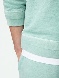 Stony Chevron Skull Green Sweatshirt