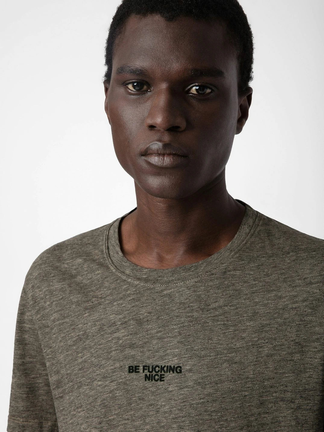 Be Fucking Nice Grey T-Shirt