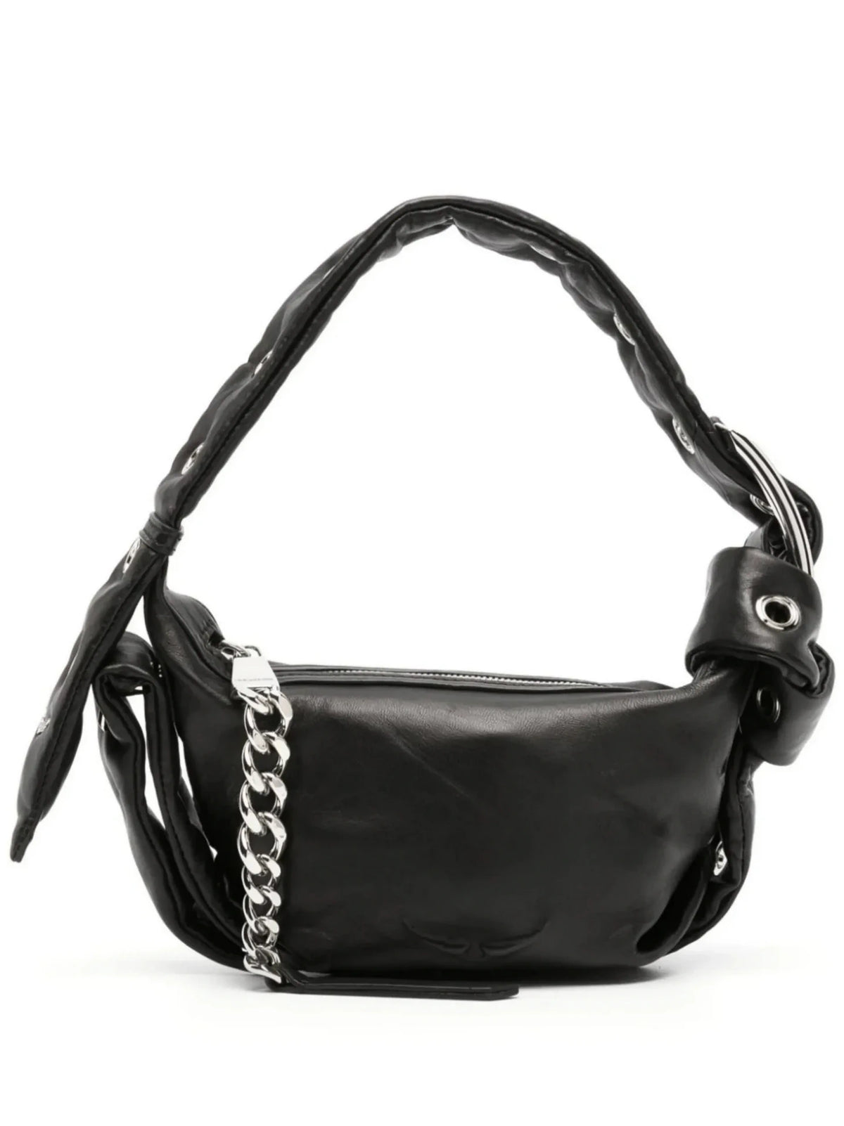 Le Cecilia Black Shoulder Bag