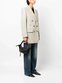 Le Cecilia Black Shoulder Bag