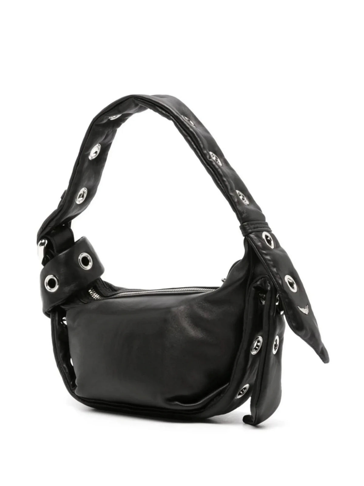 Le Cecilia Black Shoulder Bag