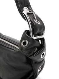 Le Cecilia Black Shoulder Bag