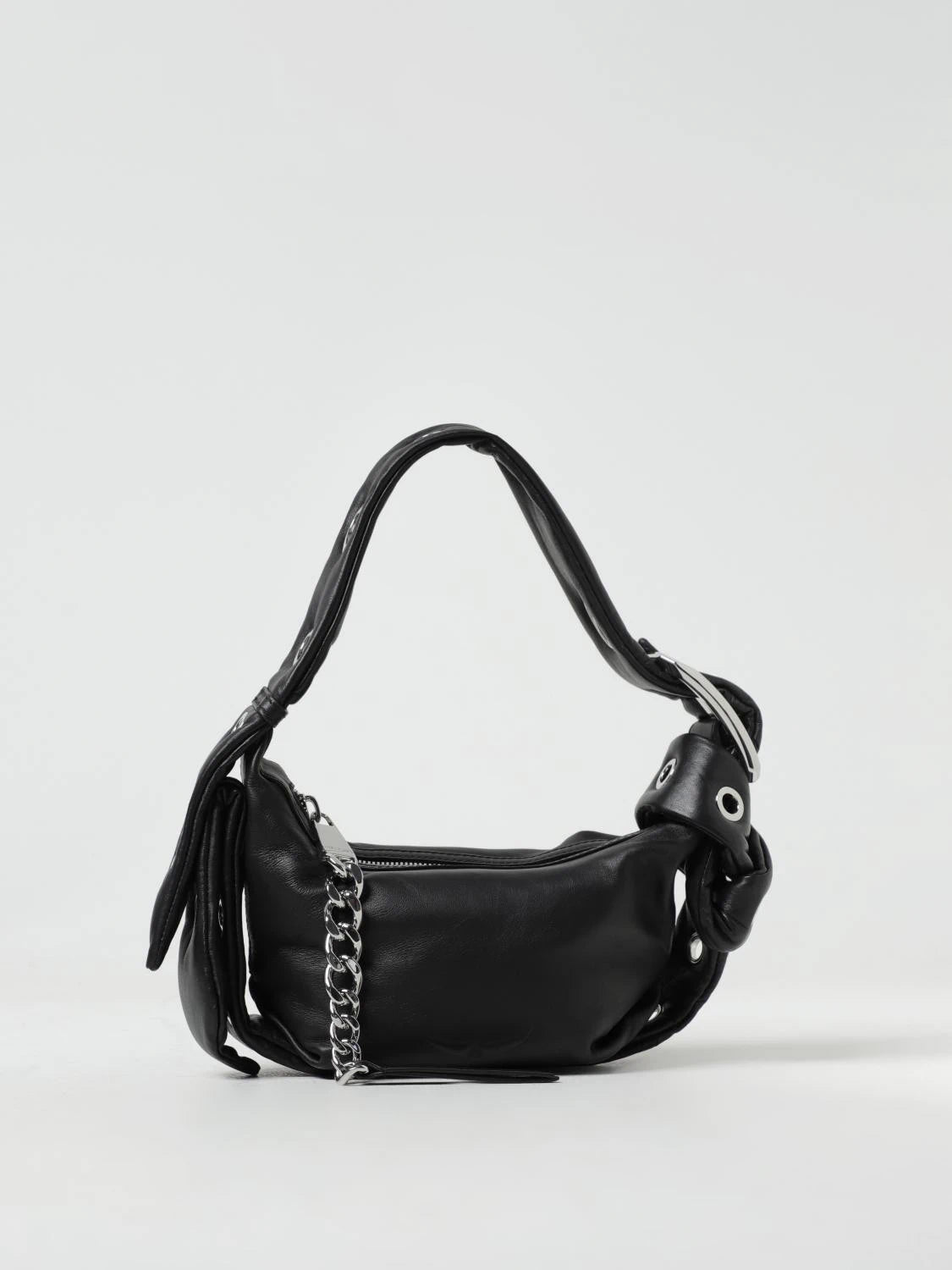 Le Cecilia Black Shoulder Bag