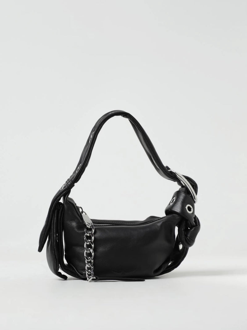 Le Cecilia Black Shoulder Bag