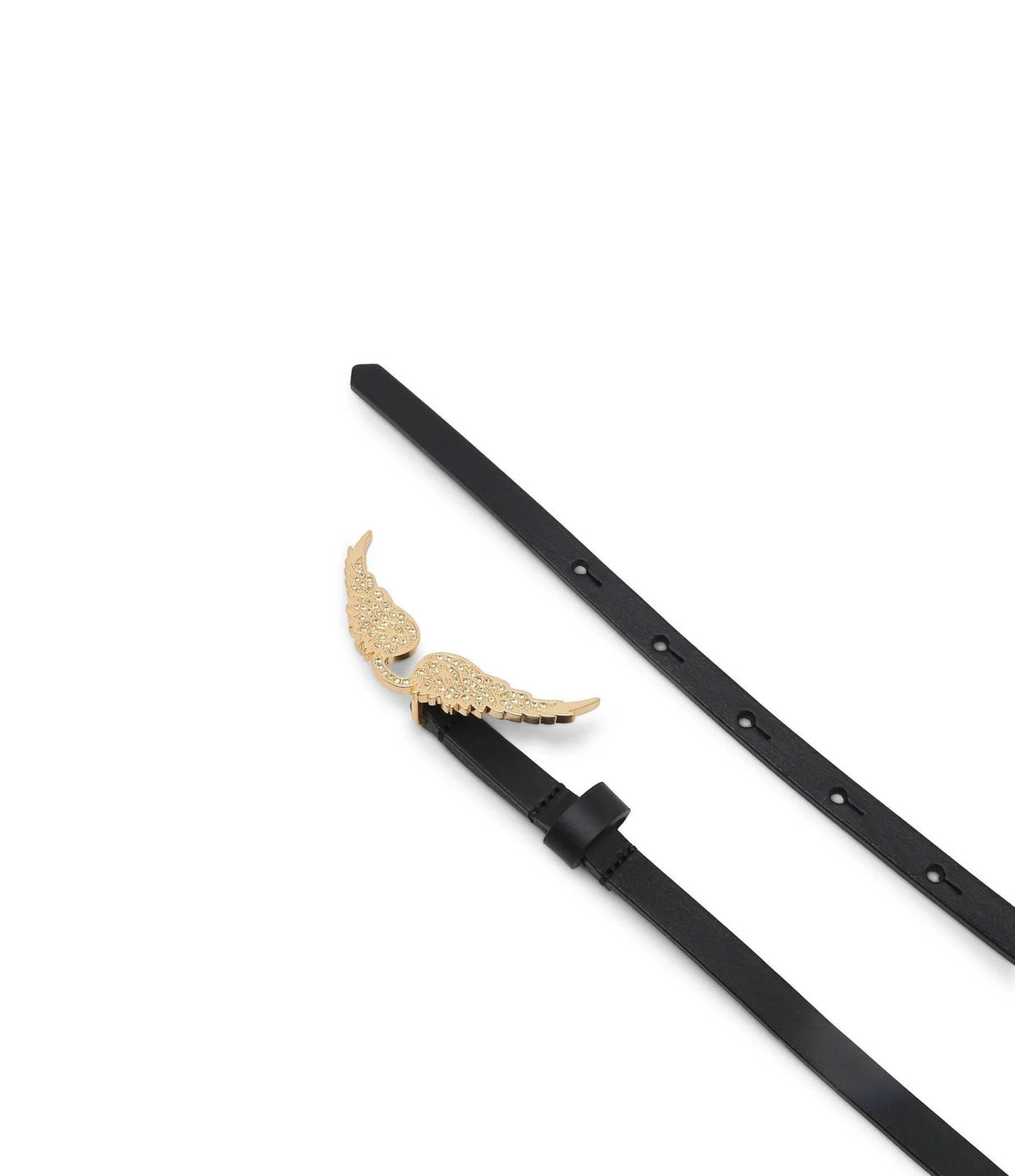 Rock Black Leather Belt