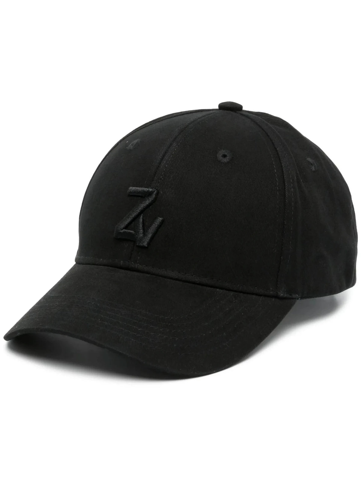 Embroidered Logo Black Cap